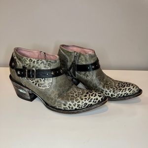 Miss Macie Leopard Print Ankle Bootie